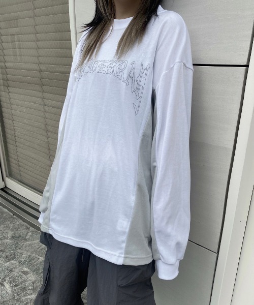 トップス chanyuu XU | 【XU】bi-color long sleeve tee - Buyee, an Online Proxy