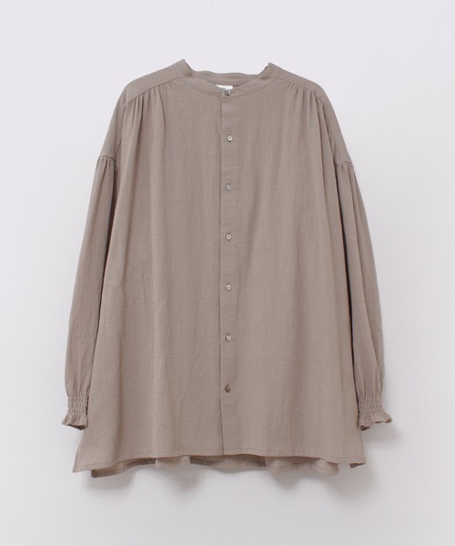 RNA-N | B2876 コットンガーゼギャザーシャツ - Buyee, an