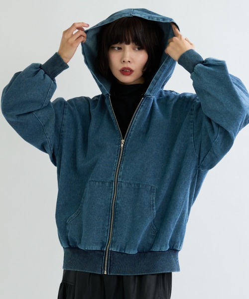 Urban Outfitters】デニムジャケット A.D.C.L. | フード付き 