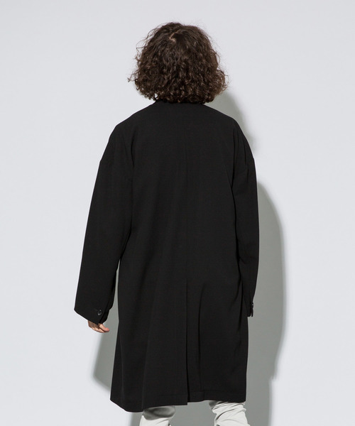 DIET BUTCHER | 【DIET BUTCHER SLIM SKIN】Super100's no collar coat