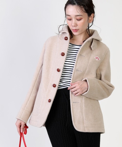 正規品 ダントン ウールモッサショートコート ピーコート Labelians Fr