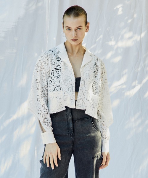 AULA AILA パッチワークジャケット AULA AILA｜PATCHWORK LIKE BOA