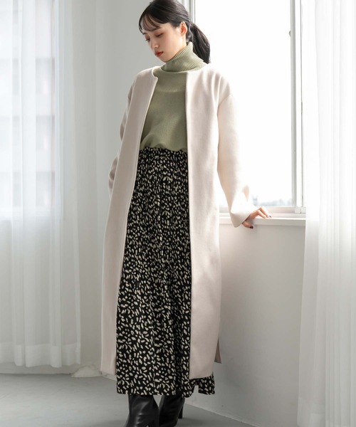 スカート bba ohukuro FIFTH | 【低身長さん向け】レオパードプリーツスカート《U150サイズ