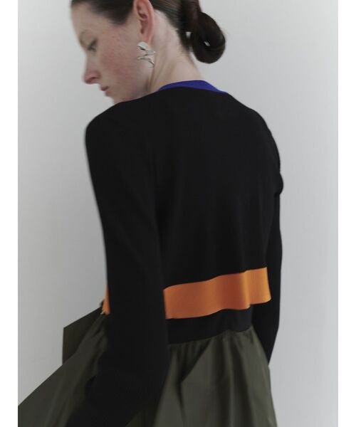 UN3D. | SHORT KT ZIP CD / ショートニットジップカーディガン