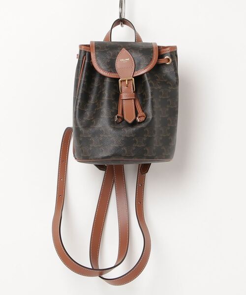 【直営店】CELINE★ミニ フォルコバックパック トリオンフ 鞄 CELINE☆ミニ フォルコバックパック☆すぐ届く！ (CELINE/バック