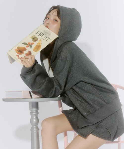 かーでLallana パーカー Lame pullovers hoodie Lallana（ララーナ）の「Lame pullovers hoodie / ラメプル