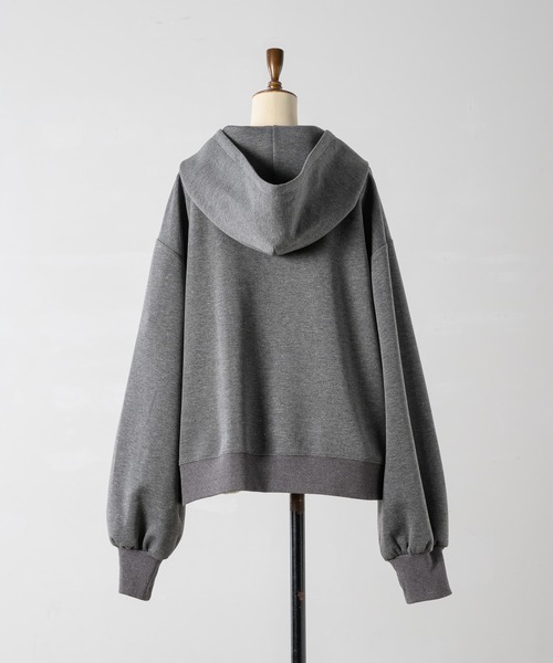 LALLANA | Lame coco zip-up hoodie / ラメココジップアップフーディー 
