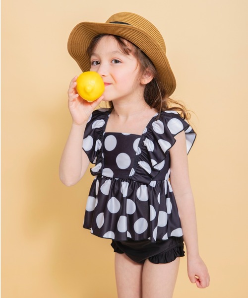 水着・ラッシュガード zip open frill bikini tops,short pants 水着・ラッシュガード zip open frill bikini tops,short pants