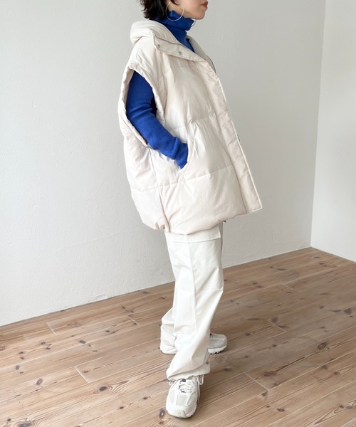 WEE9S | over size fake down vest / オーバーサイズフェイクダウン 