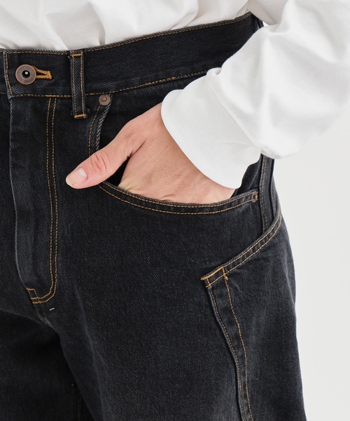 KHOKI | 【KHOKI / コッキ】Draped denim pants/ドロップドデニム
