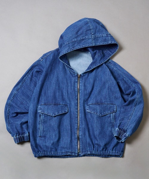 VACHEMENT | 【VACHEMENT】フードジップデニムジャケット ブルゾン