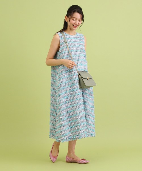 Anatelier ファンシーツイードロングワンピース Buyee An Online Proxy Shopping Service Shop At Zozotown Bot Online
