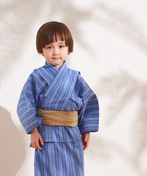 PAIRMANON | 【リンクコーデ】ユニセックス浴衣 兵児帯2点セット