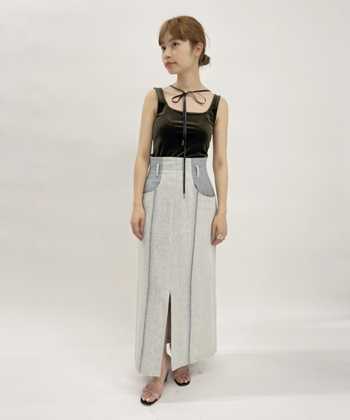 「SIMONE WILD」 ノースリーブトップス SMALL イエロー レディース Simone Wild Singlet｜トゥモローランド 公式通販