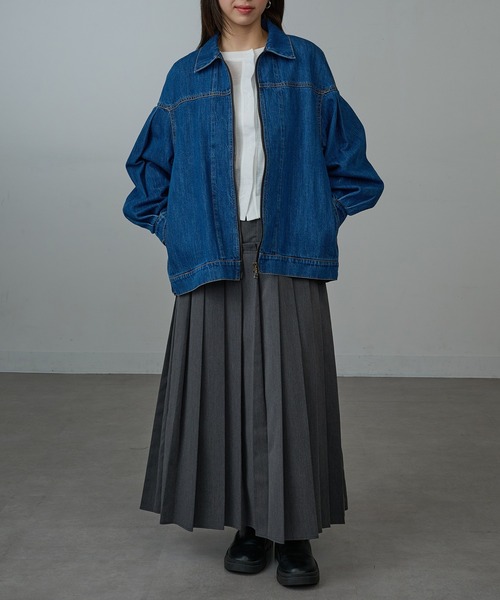 VACHEMENT | 【VACHEMENT】ジップデニムブルゾン - Buyee, an Online