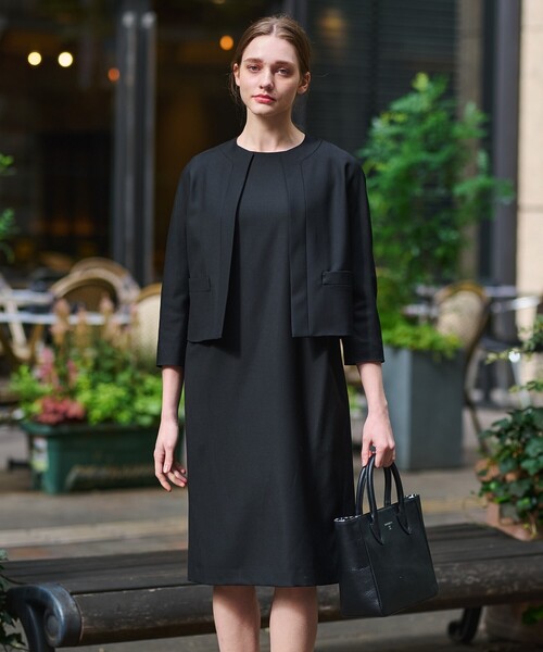 CASA FLINE ハイネックタックドレス ハイネックタックドレス – CASA FLINE
