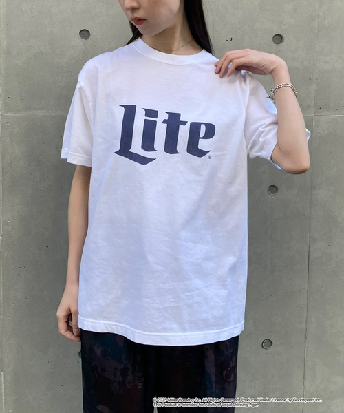☆セール【新品】GOOD ROCK SPEED　Miller LITE Tシャツ GOOD ROCK SPEED / Miller LITE Tシャツ ホワイト
