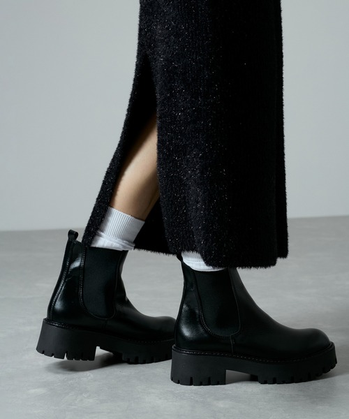 ENESS タッセルローファー eness ローファー 「ENESS」track sole leather tassel loafer