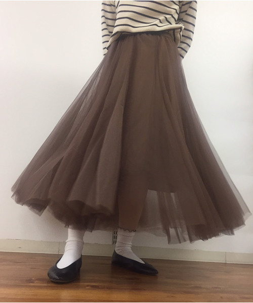 Minius ロングボリュームチュールスカート Buyee An Online Proxy