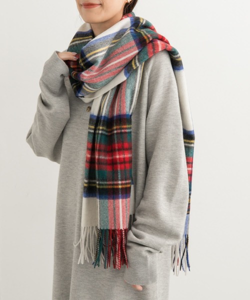 【新品・タグ付き】 TWEED MILL　wool stole TWEED MILL | 『一部別注カラー』TWEED MILL wool stole - Buyee