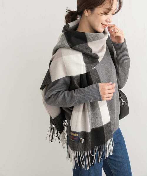 【新品・タグ付き】 TWEED MILL　wool stole TWEED MILL | 『一部別注カラー』TWEED MILL wool stole - Buyee