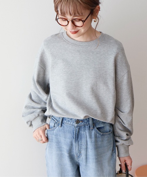 AMERICAN HOLIC | タックスリーブスウェット - Buyee, an Online
