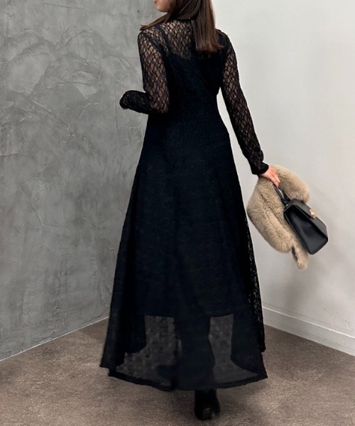 ánuans ヴィンテージレースドレス