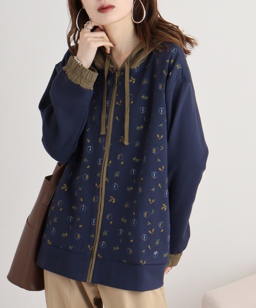 EMAGO | EMAGO ｻﾞｸﾛ刺繍ｼﾞｯﾌﾟﾊﾟｰｶｰ - Buyee, an Online Proxy