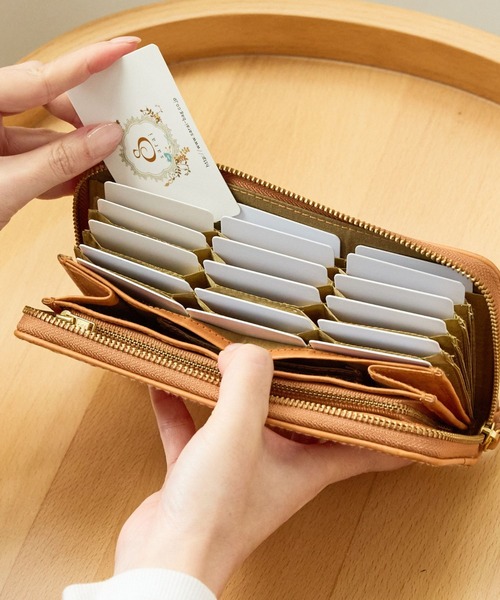 ZUCCHERO | zucchero ズッケロ 長財布 レディース 本革 大容量 縦型 