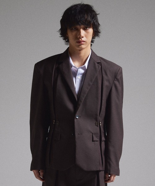 こ*か様 【GRANCY】Pierced Tuck Tailored Jacke GRANCY 【GRANCY】Pierced Tuck Tailored Jacket / ピアスデザイン