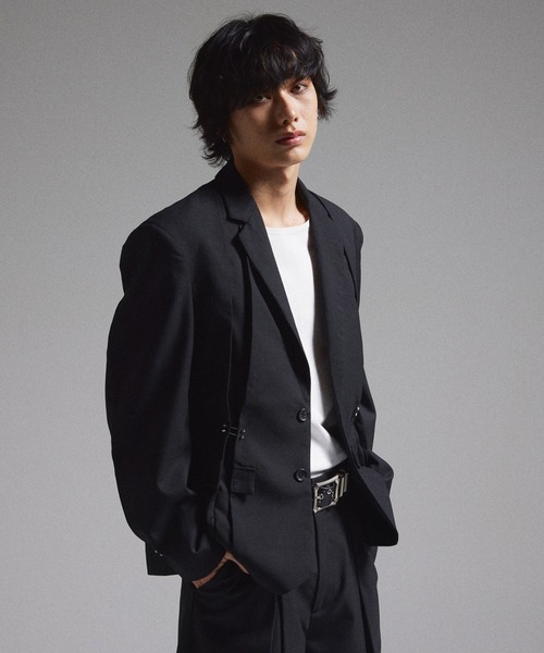 GRANCY 【GRANCY】Pierced Tuck Tailored Jacket / ピアスデザイン