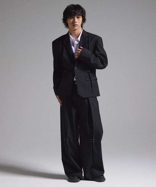 GRANCY 【GRANCY】Pierced Tuck Tailored Jacket / ピアスデザイン