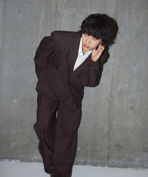 GRANCY 【GRANCY】Pierced Tuck Tailored Jacket / ピアスデザイン