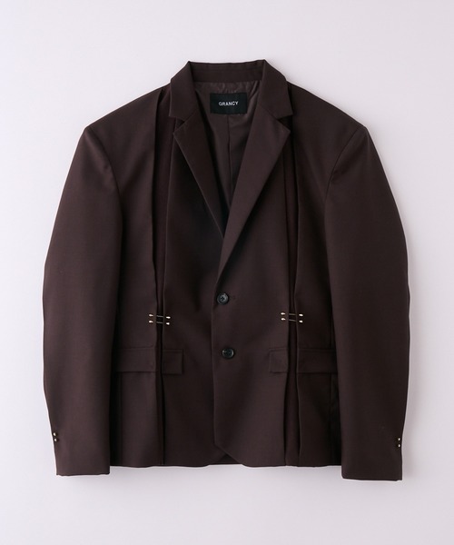 GRANCY 【GRANCY】Pierced Tuck Tailored Jacket / ピアスデザイン