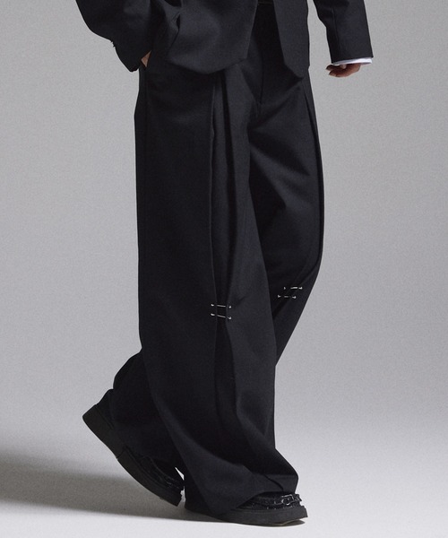 GRANCY | 【GRANCY】Pierced Tuck Slacks / ピアスデザインタック