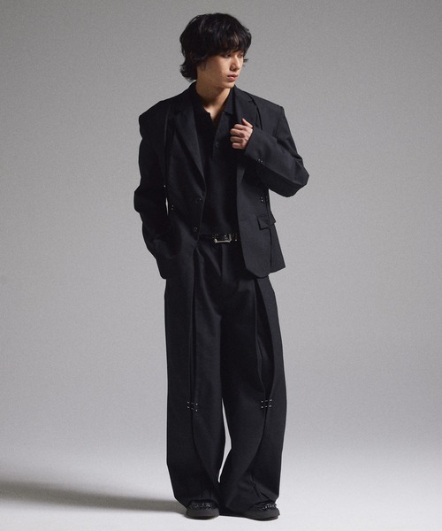 GRANCY | 【GRANCY】Pierced Tuck Slacks / ピアスデザインタック