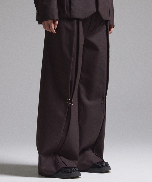 GRANCY | 【GRANCY】Pierced Tuck Slacks / ピアスデザインタック