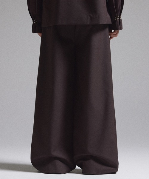 GRANCY | 【GRANCY】Pierced Tuck Slacks / ピアスデザインタック