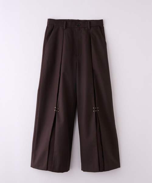 GRANCY | 【GRANCY】Pierced Tuck Slacks / ピアスデザインタック