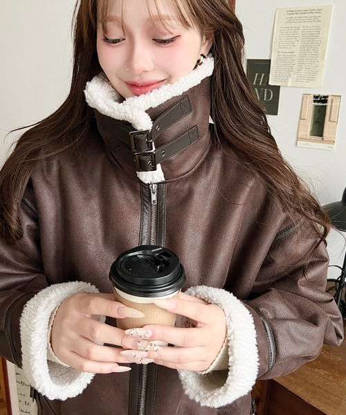 MOMENT+ | 【累計販売枚数2万枚突破！】フェイクレザー×ボアフェイク