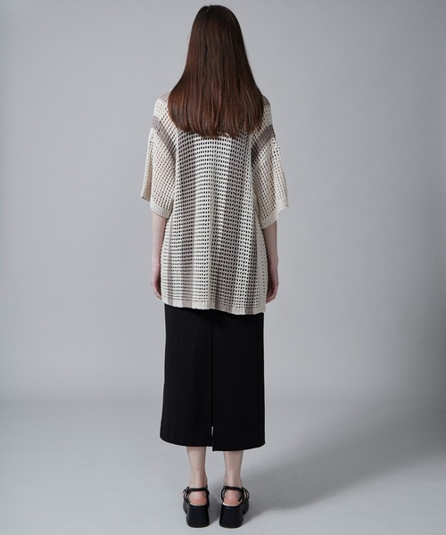 THE BOLDMAN ストライプニット ジャケット THE BOLDMAN Stripe