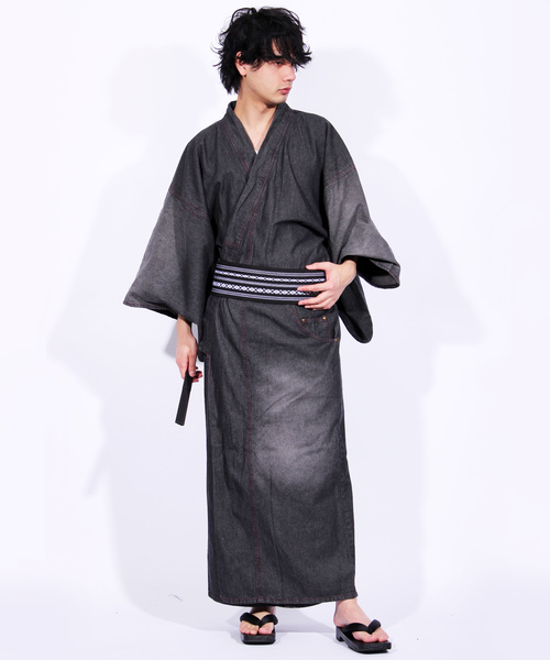 8(EIGHT) | デニム 浴衣 ゆかた 着物 インディゴ - Buyee, an Online