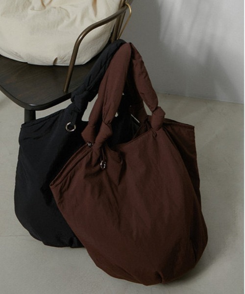 SALON ADAM ET ROPE' | 【WEB限定】パフナイロントートバッグ 4