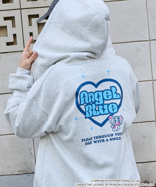 ANGEL BLUE | 【ANGEL BLUE】別注 エンジェルブルー グラフィック刺繍