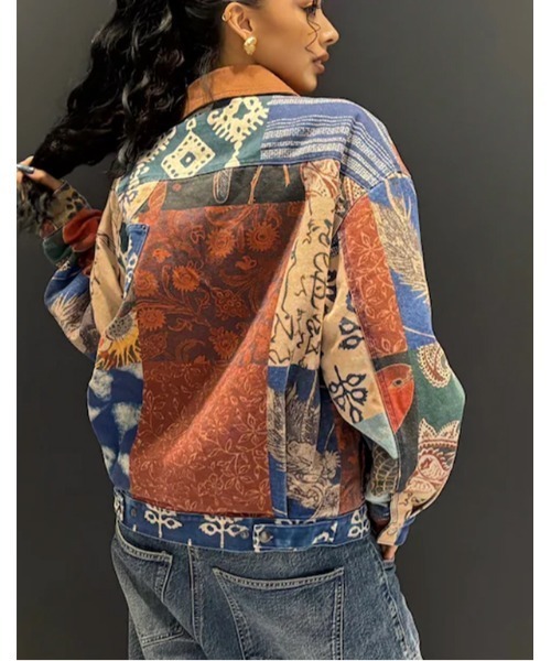 DESIGUAL | アート柄 ボアジャケット - Buyee, an Online Proxy