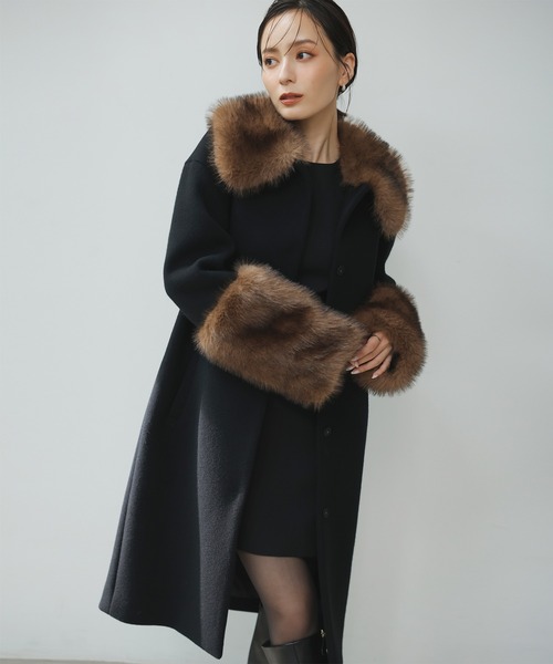 anuans｜ファートリムコクーンコート | Rakuten Fashion(楽天
