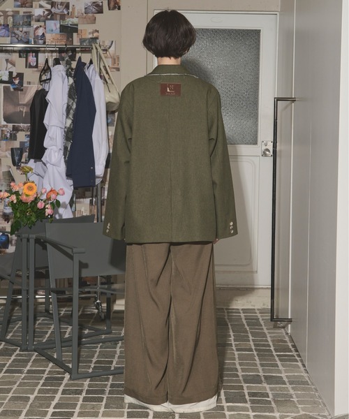 LOIN NUIT | cut off double jacket / カットオフダブル