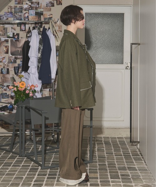 loin unit カットオフダブルジャケット LOIN NUIT | cut off double jacket / カットオフダブル