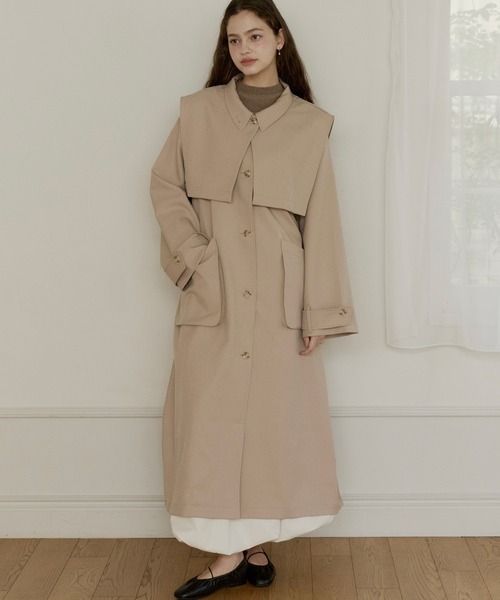 CLANE | REVERSIBLE BOA MILITARY CAPE COAT - Buyee, an Online Proxy