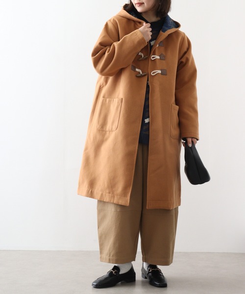 Emago ダッフルコート フラワープリント Emago ダッフルコート フラワープリント